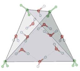 14-molecule water tetrahedral cluster